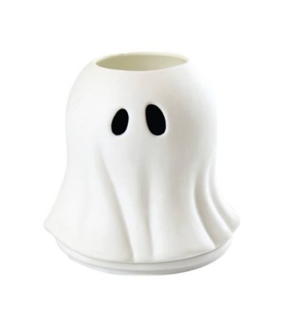 Portavotivo in ceramica bianca - Fantasmino Halloween Yankee Candle